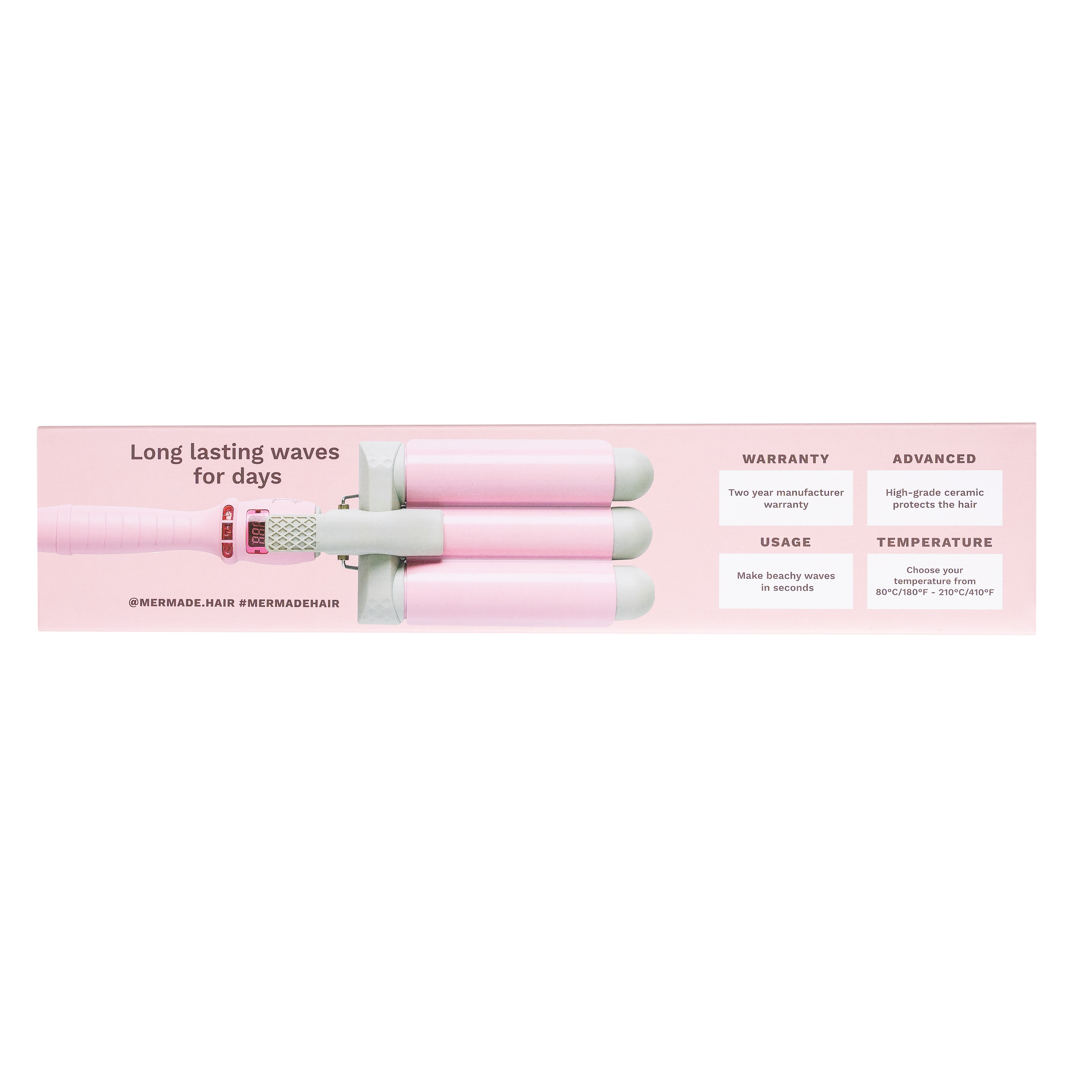 Pro Waver bølgejern 32mm - Pink